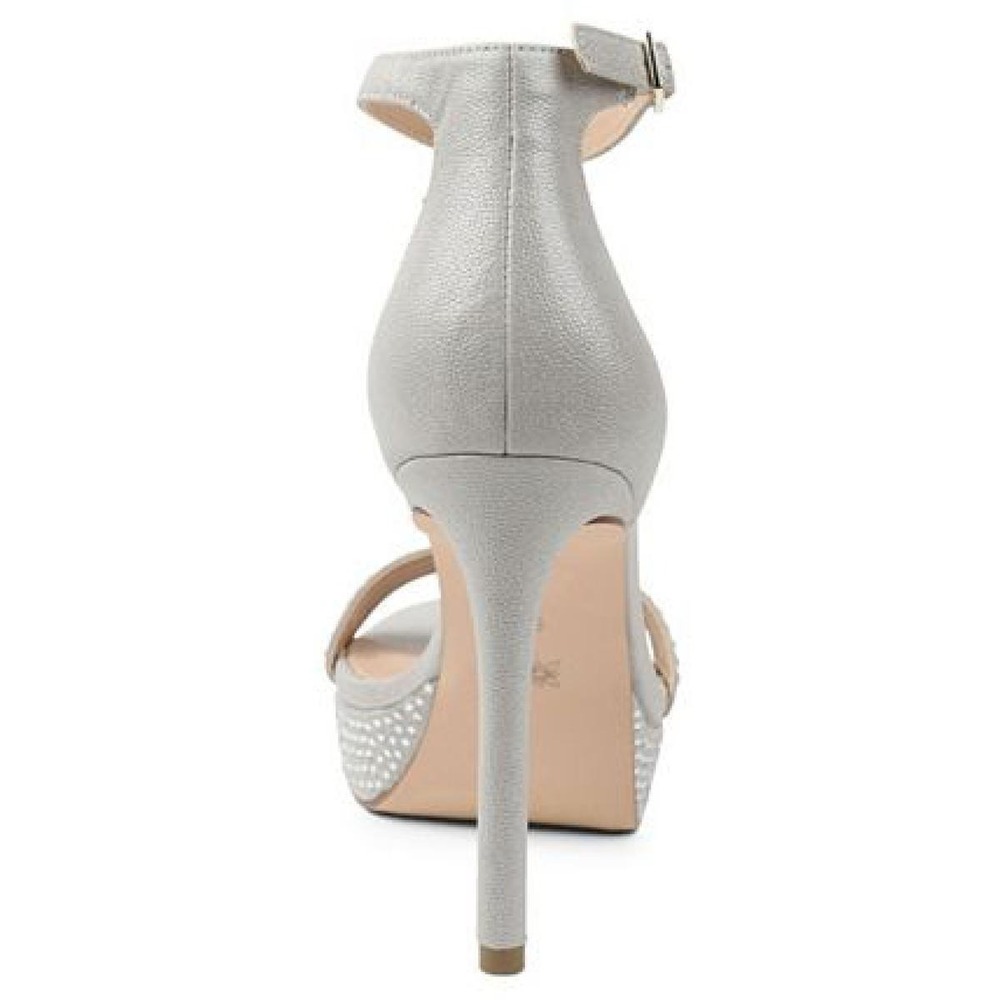 Bcbgeneration Nallah Silver Rhinestone Platform H… - image 3